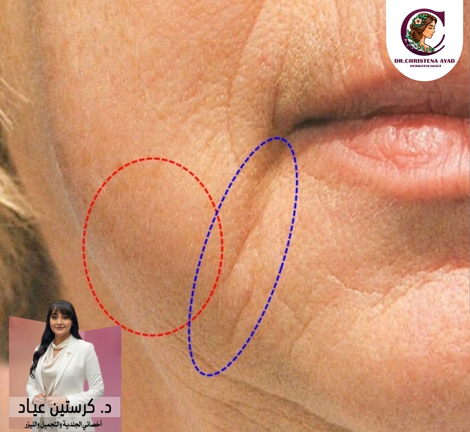 إخفاء التجاعيد